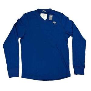 Abercrombie & Fitch Men's Muscle Fit V-Neck Long Sleeve Sweater Y2K NWT